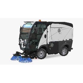 3D Johnston CN101 Compact Road Sweeper Rigged